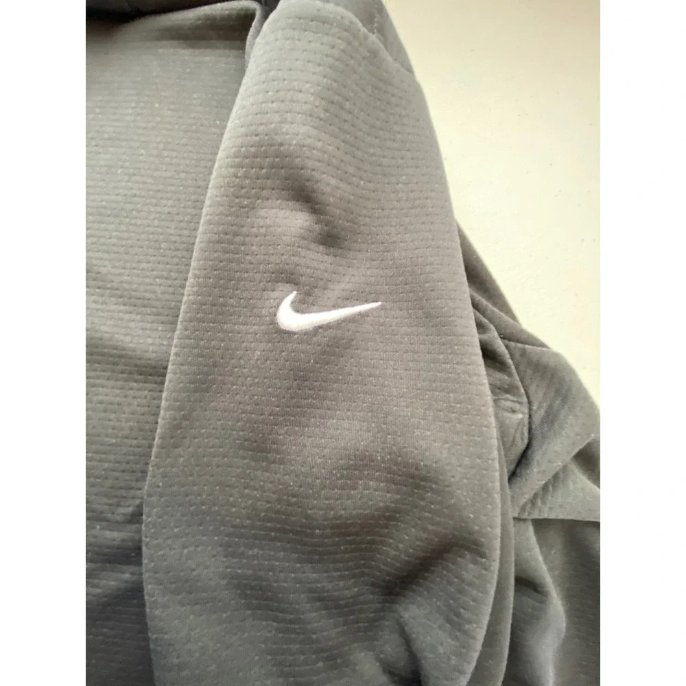 Nike Dri-FIT UV Victory 1/2 Zip Pullover Women's XL Black Long Sleeve Golf Top - Picture 3 of 10